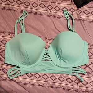 Victoria's Secret Mint Green Bikini Top